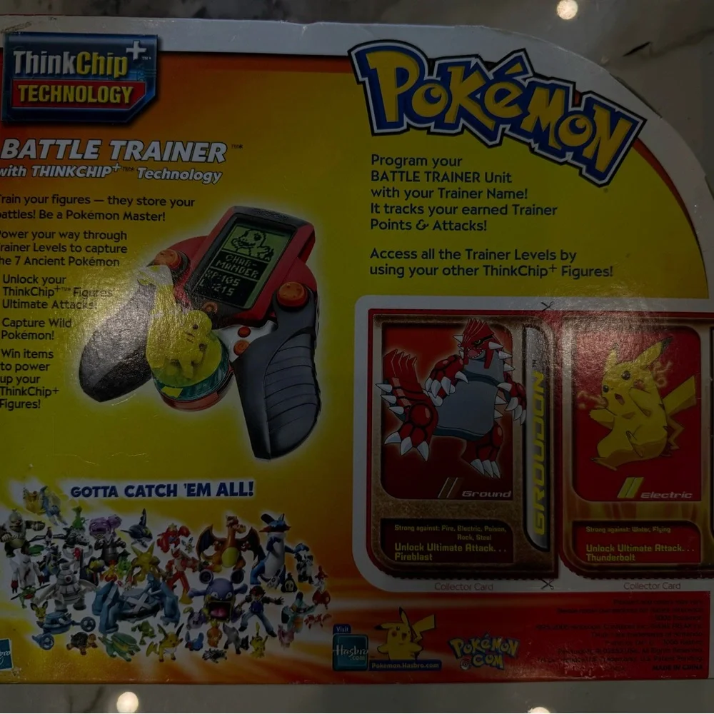 2005 Hasbro Pokémon Battle Trainer handheld electronic game W ThinkChip NEW